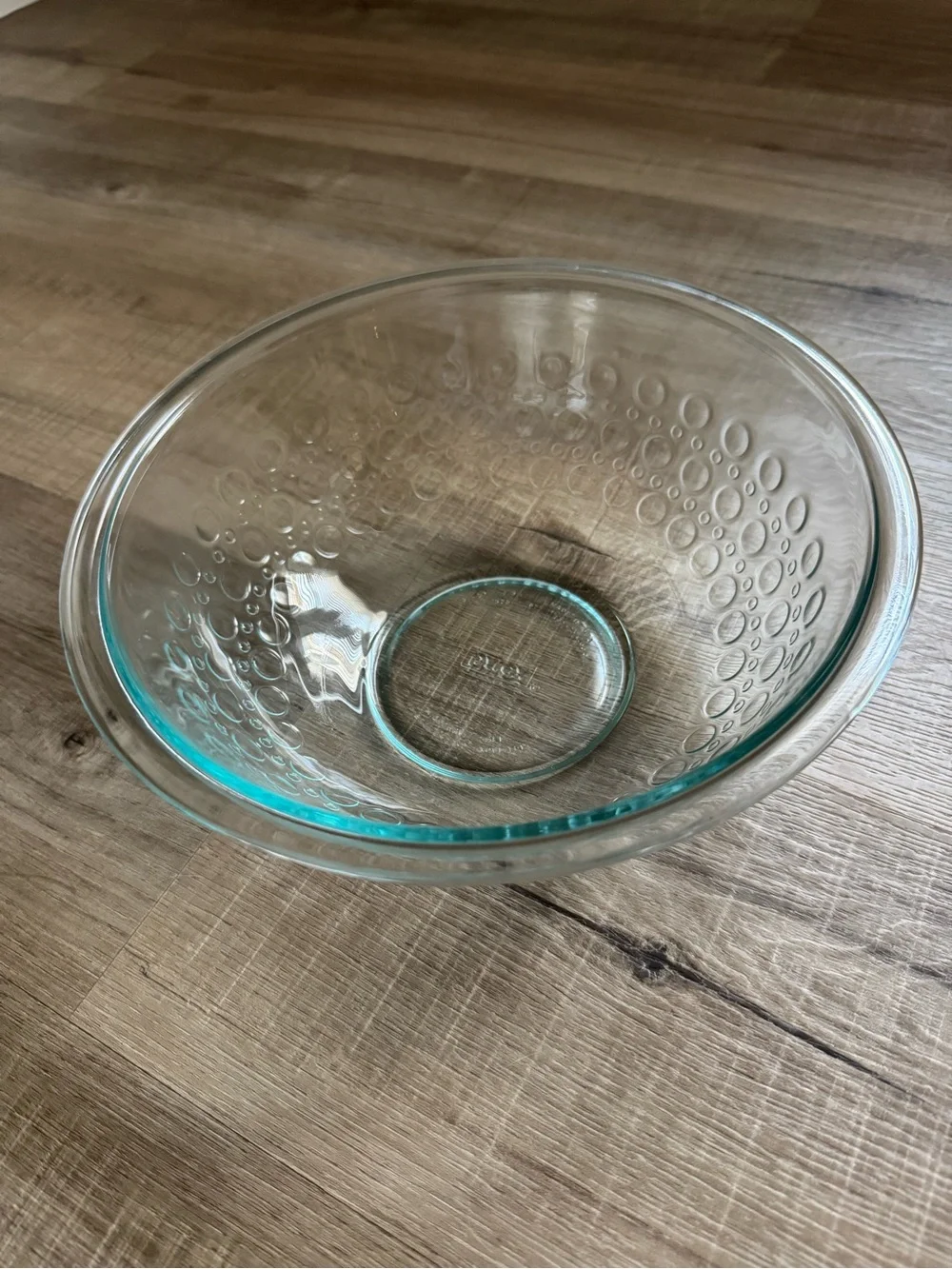 Vintage PYREX 325 Bubble Dot Test Pattern 2.5 Qt Mixing Bowl USA HTF